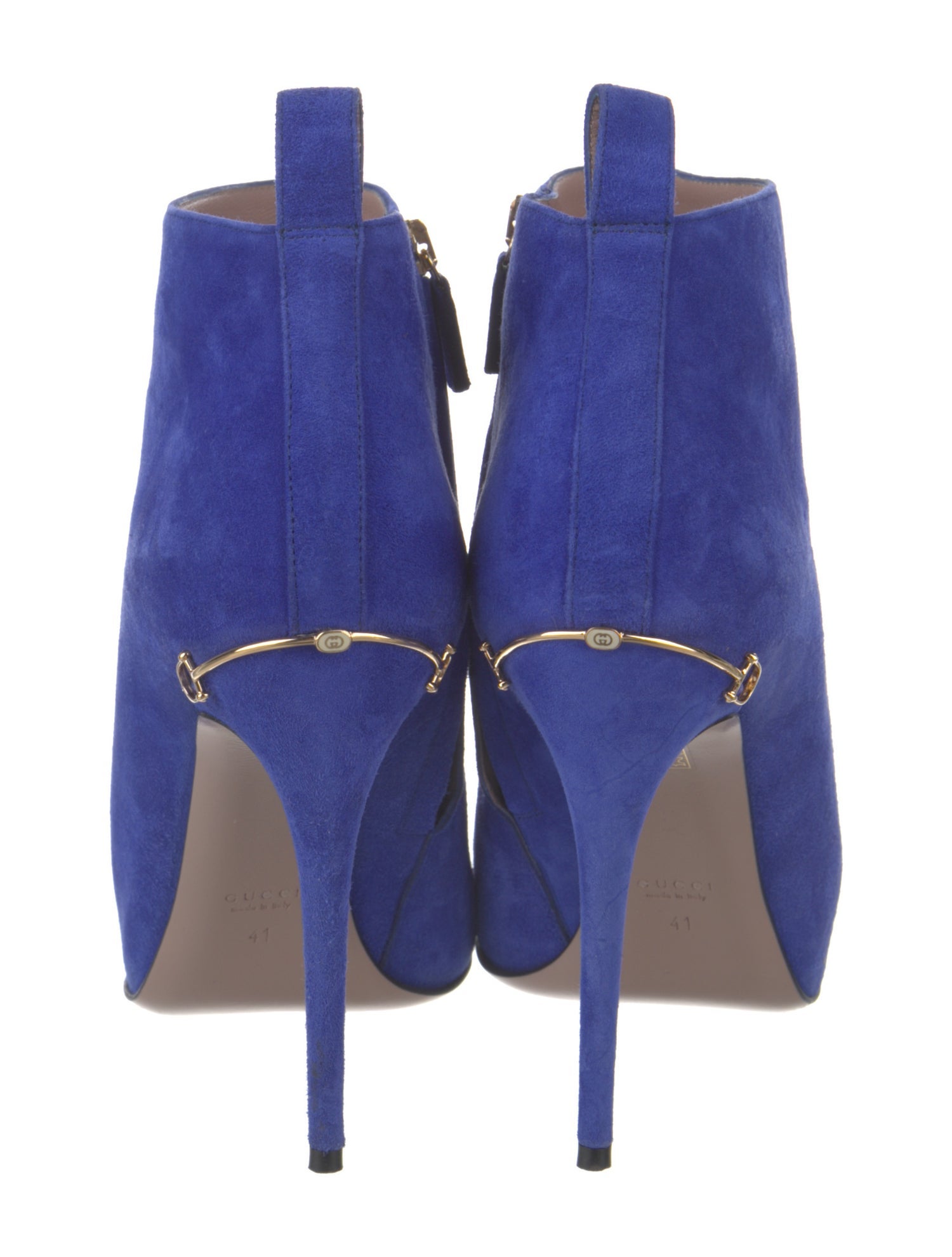 Gucci Horsebit Accent Suede Boots